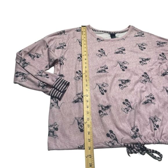 Disney Pajama Loungewear Set Mickey Minnie Mouse Soft Pink Women’s Sz XL - Picture 9 of 16